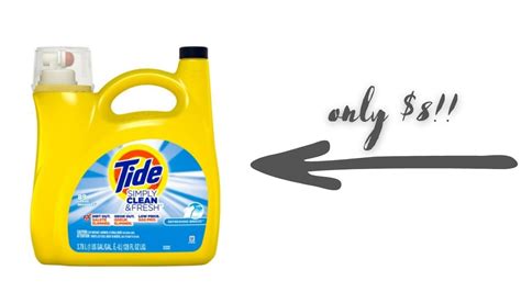 Tide Simply Clean & Fresh 128oz. Only $8 :: Southern Savers