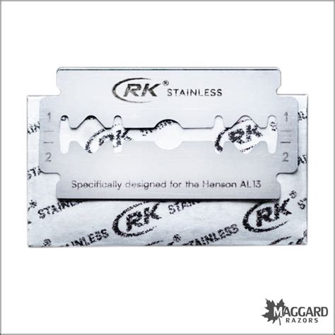 RK Shaving Stainless DE Safety Razor Blades, Bulk Pack 100 Blades ...