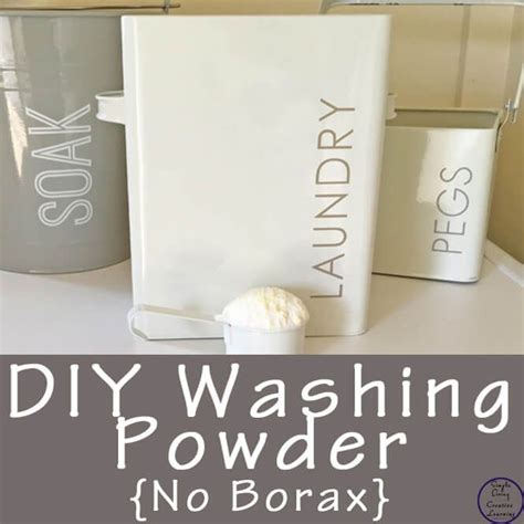 DIY Washing Powder {No Borax} | Recipe | Washing powder, Deep cleaning ...