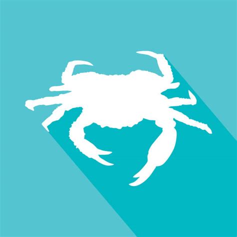 Blue Crab Silhouette Illustrations, Royalty-Free Vector Graphics & Clip ...