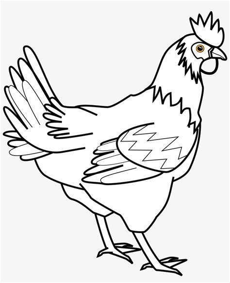 Chicken Line Art Davidone Chicken By Gammillian Copic - Chicken Clipart ...