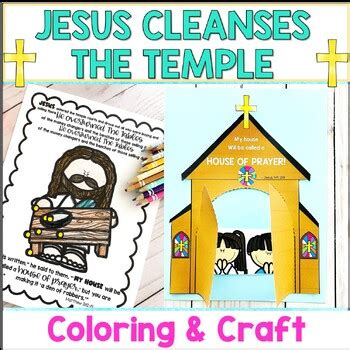 Jesus cleanses the temple craft Jesus clears temple turns tables Bible ...