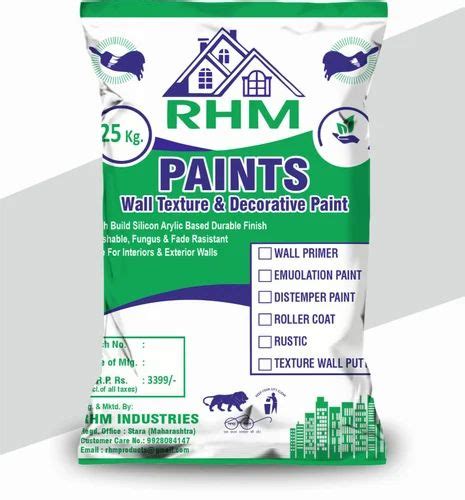 RHM Rustic Wall Texture Paint, 20 L at Rs 450/bag in Jaipur | ID ...