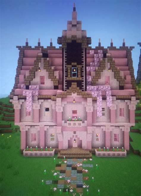 Cherry Blossom House : r/Minecraftbuilds