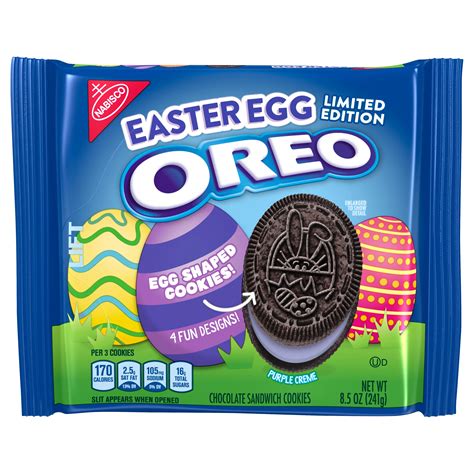 Nabisco Oreo Limited Edition Easter Egg Purple Creme Sandwich Cookies ...