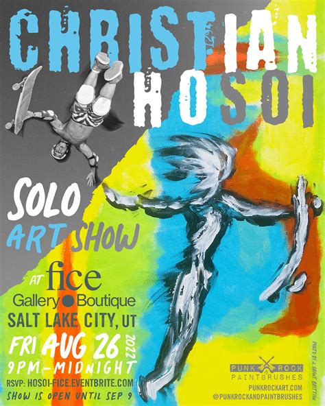 CHRISTIAN HOSOI – Punk Rock & Paintbrushes