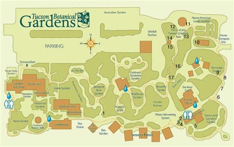 Fort Worth Botanic Garden Map