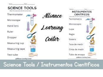 Science Tools- Instrumentos científicos by Alliance Learning Center