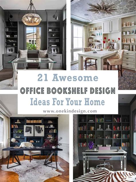 21 Awesome Home Office Bookshelf Design Ideas For Your Home