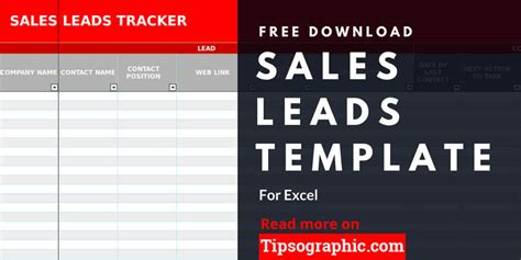 FREE DOWNLOAD > Sales Lead Template for Excel, Free Download