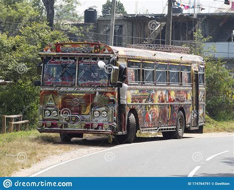 Nuwara Eliya, Sri Lanka: 03/21/2019:Colorful Bus for Public Transport ...