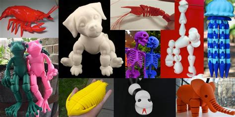 Weekly Roundup: Ten 3D Printable Articulated Animals - Techal