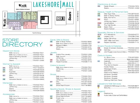 Lakeshore Mall - store list, hours, (location: Gainesville, Georgia ...