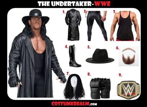 The Undertaker Costume - Costume Realm