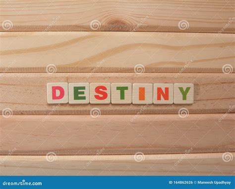 Word Destiny stock photo. Image of decorative, fortune - 164862626