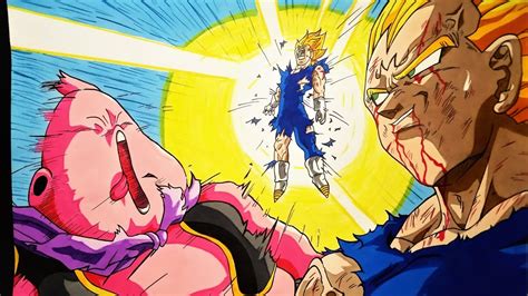 Majin Vegeta Vs Majin Buu