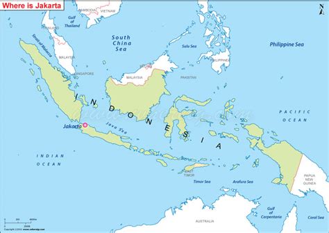 Where is Jakarta, Indonesia? Jakarta Location Map, Facts & Geography