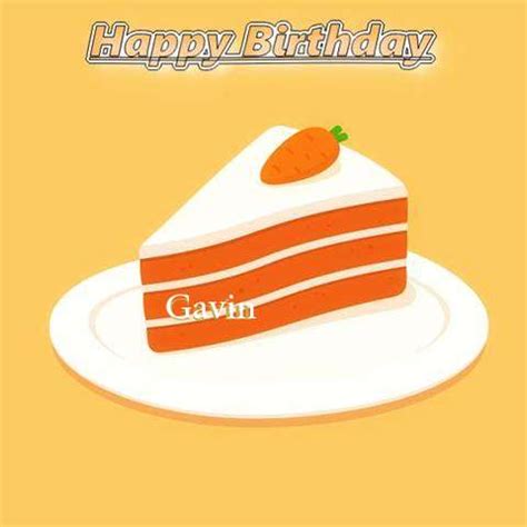 Happy Birthday Gavin Song with Cake Images