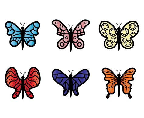 Butterfly Clip Art Vector Vector Art & Graphics | freevector.com