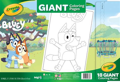 Crayola Bluey Giant Coloring Pages | Images and Photos finder