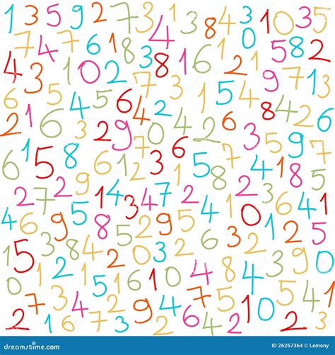 Colorful Numbers 123 On White Background Royalty-Free Stock Photography ...