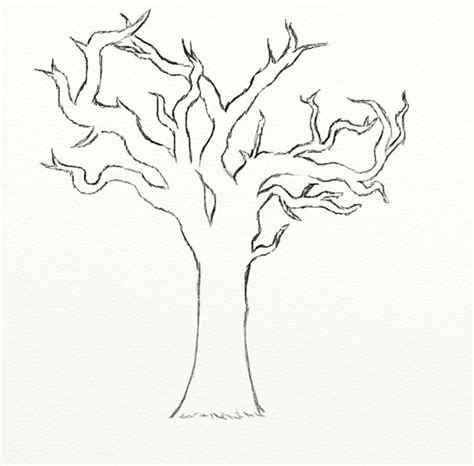 How to Draw a Dead Tree - FeltMagnet