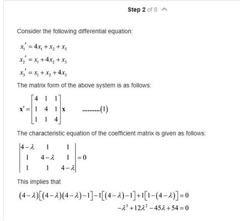 Solved for differential equations: how does division work | Chegg.com