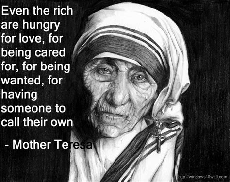 Best Mother Teresa Quotes HD Wallpaper - windows 10 Wallpapers