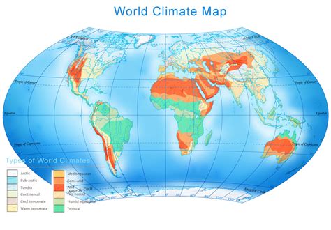 World Climate map