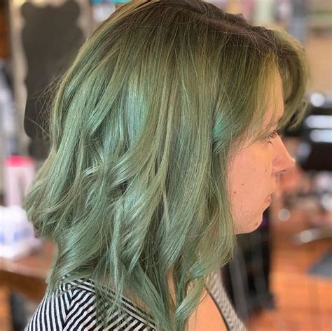 olive green hair color - Viviana Pendergrass