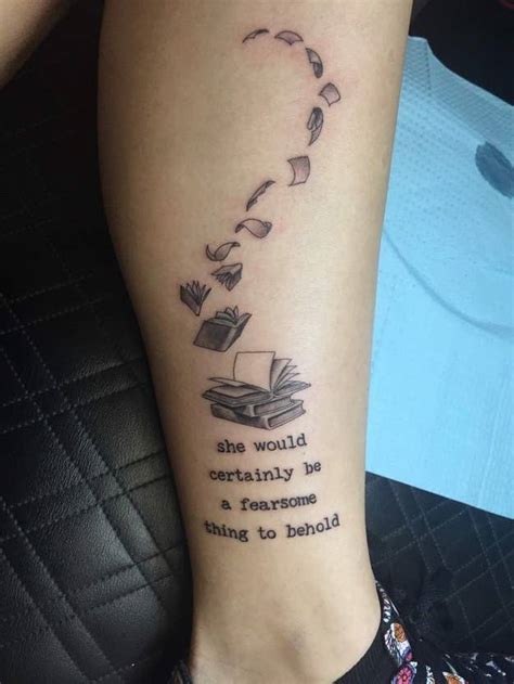 27 Gorgeous Book Quote Tattoos