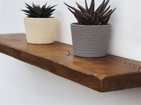 Rustic Oak Floating Shelves | Rustic Wooden Shelves | UK Delivery