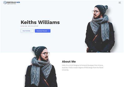 15+ Best Free Personal Portfolio WordPress Themes for Creatives in 2025 ...