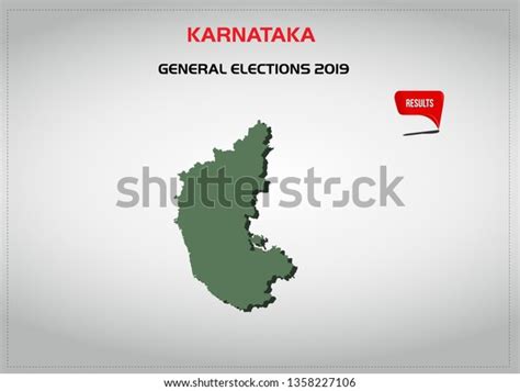 Indian State Karnataka Election Results Stock Vector (Royalty Free ...