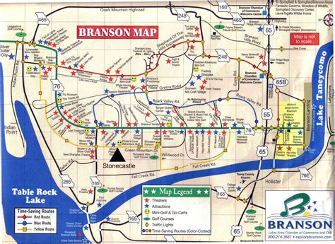 Map Of Branson Mo Hotels - Maping Resources