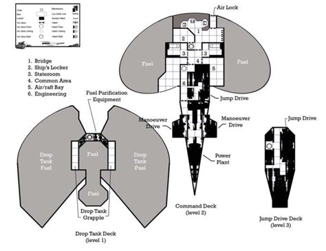 Traveller Rpg, Star Ship, Sci Fi Ships, Deck Plans, Rpg Games ...