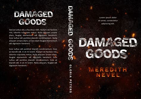 Damaged Goods - Thriller / Horror with Text-effect Premade Book Cover ...