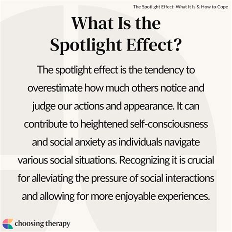 What Is the Spotlight Effect?