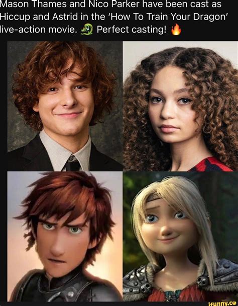 Mason Thames and Nico Parker nave been cast as Hiccup and Astrid in the ...