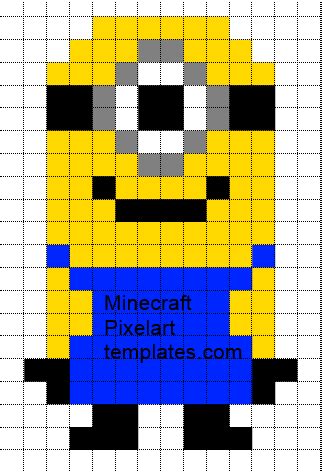 an image of a pixel art design with the text minecraft pixelart ...