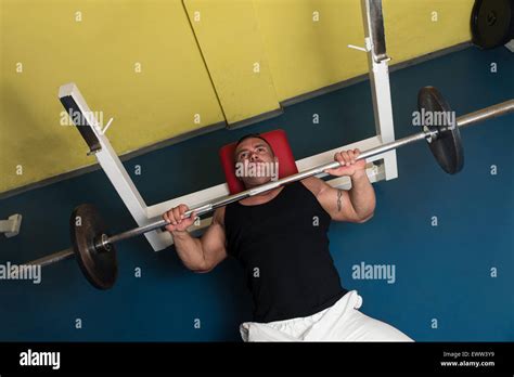 Bench Press Workout Stock Photo - Alamy