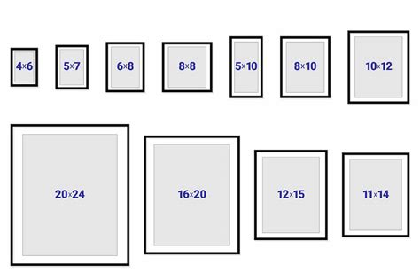 All Frame Sizes | Webframes.org