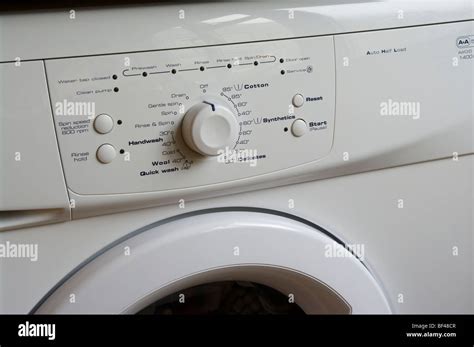 Washing Machine Control Panel Stock Photo - Alamy