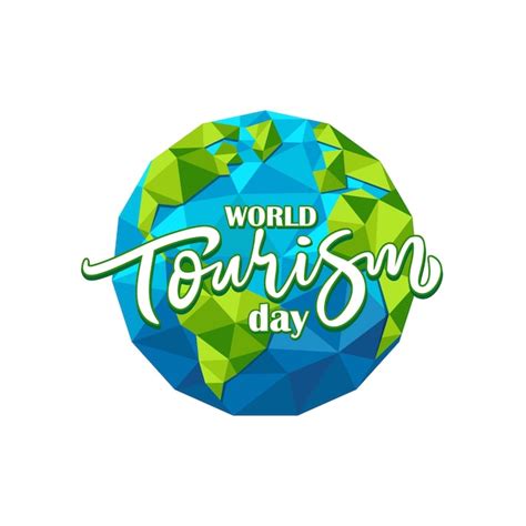 Premium Vector | World tourism day logo vector illustration