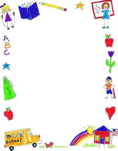 Back To School Clipart Borders