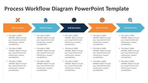 Process Workflow Diagram PowerPoint Template | Workflow Slides