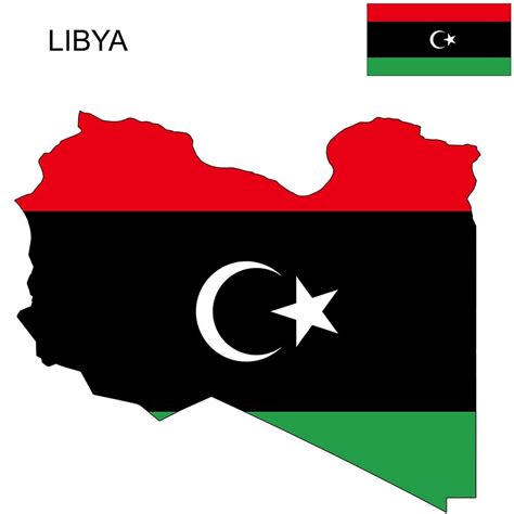 Libya Flag Map and Meaning | Mappr