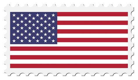 USA Flag Postage Stamp Free Stock Photo - Public Domain Pictures