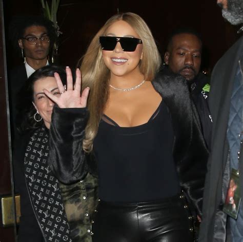 MARIAH CAREY Leaves Her Christmas Show at Madison Square Garden in New ...