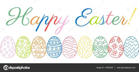 Easter Egg Border SVG Cut Files for DIY Cards